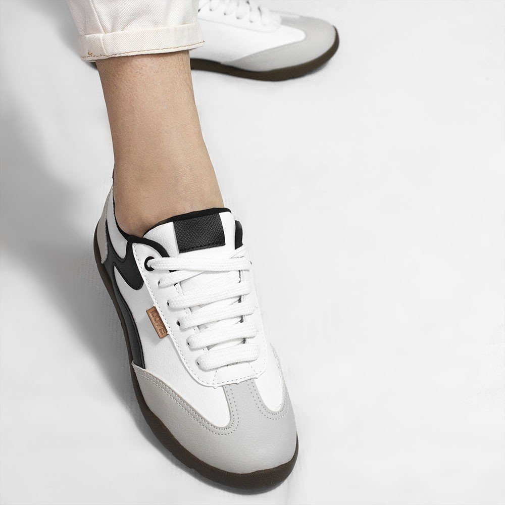 Tênis Zatta Casual Cadarço Jully Branco Branco 4