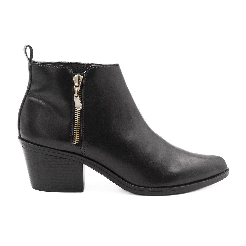 Bota Zatta Bico Fino Cano Curto Country Hilda Preta
