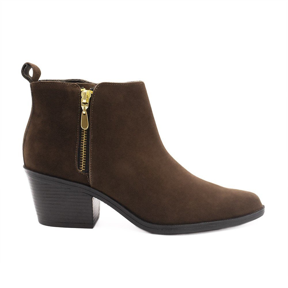 Bota Zatta Bico Fino Cano Curto Country Hilda Marrom