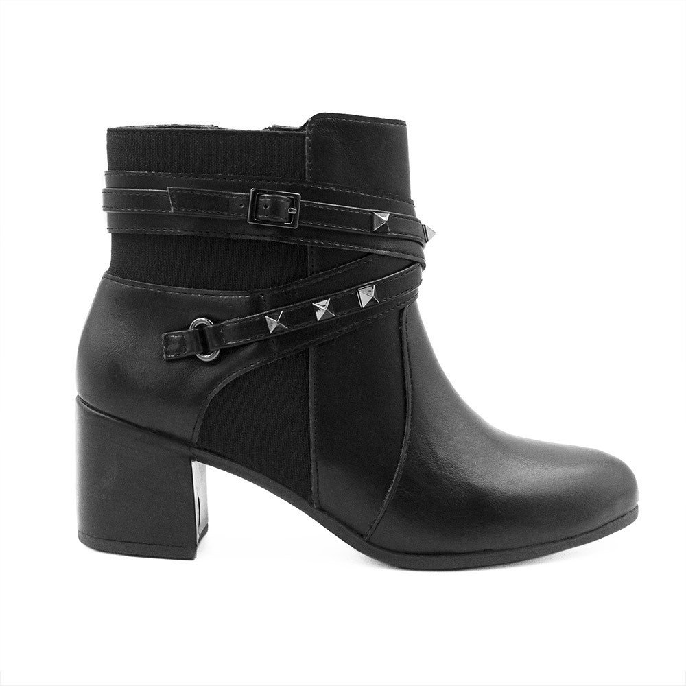 Bota Zatta Salto Bloco Spike Yonah Preta