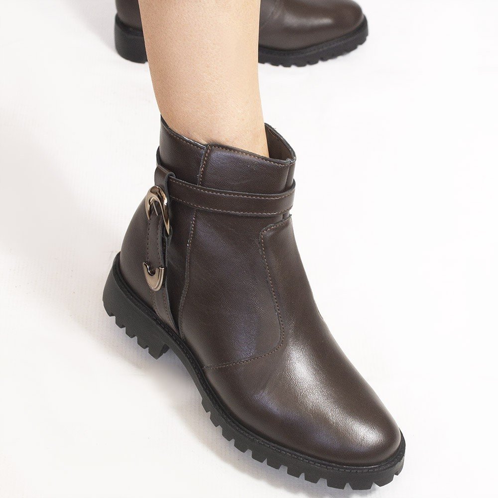 Bota  Montaria Zatta Fivela Astrid  Cafe Marrom 3