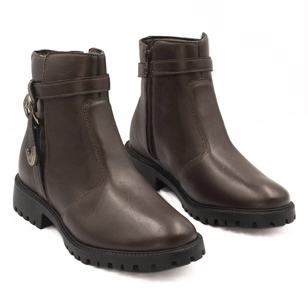 Bota  Montaria Zatta Fivela Astrid  Cafe Marrom 4