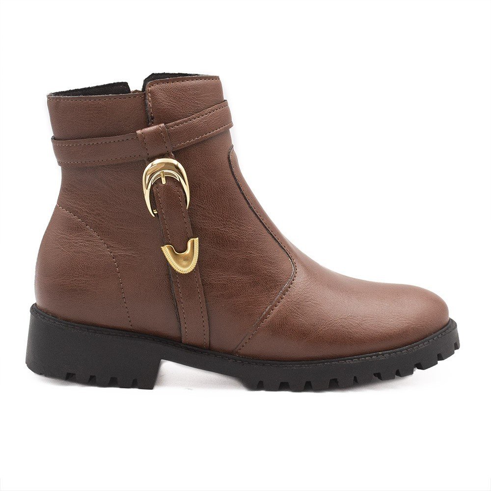 Bota  Montaria Zatta Fivela Astrid  Marrom