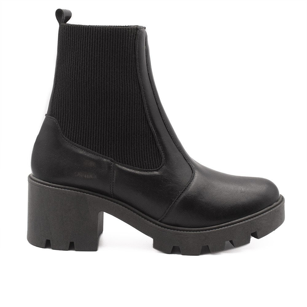 Bota Zatta Coturno Cano Médio Lisa Anastácia Preta