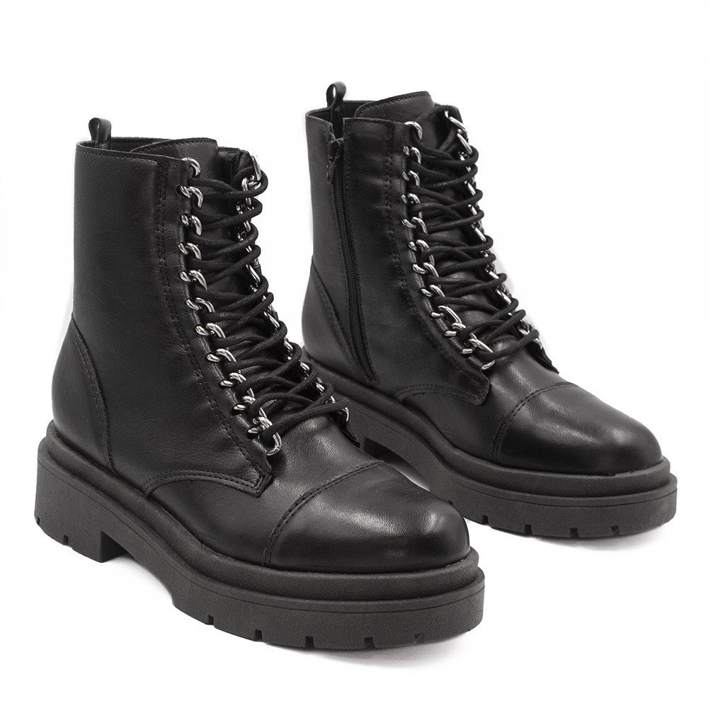 Bota Coturno Zatta Corrente  Anabele Preta Preto 3