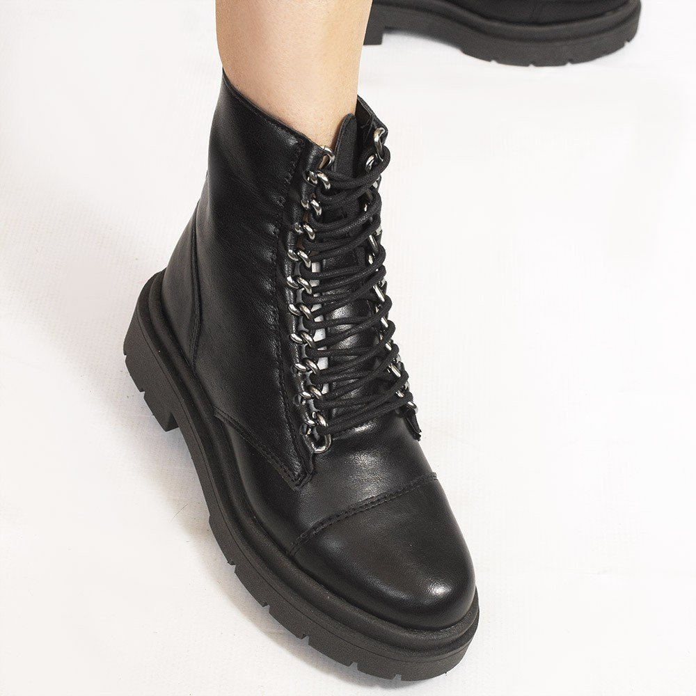 Bota Coturno Zatta Corrente  Anabele Preta Preto 4