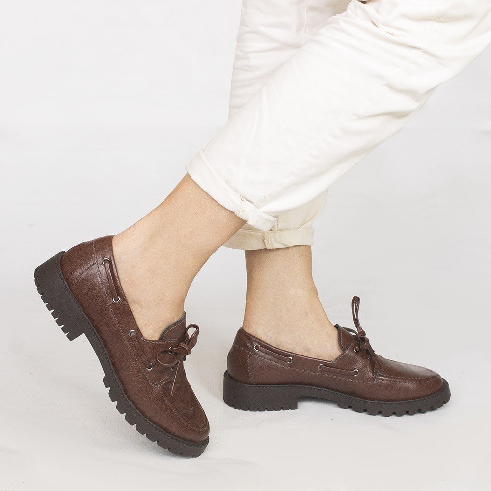 Mocassim Zatta Tratorado Edite Marrom Marrom 2