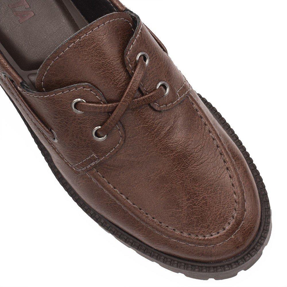 Mocassim Zatta Tratorado Edite Marrom Marrom 5