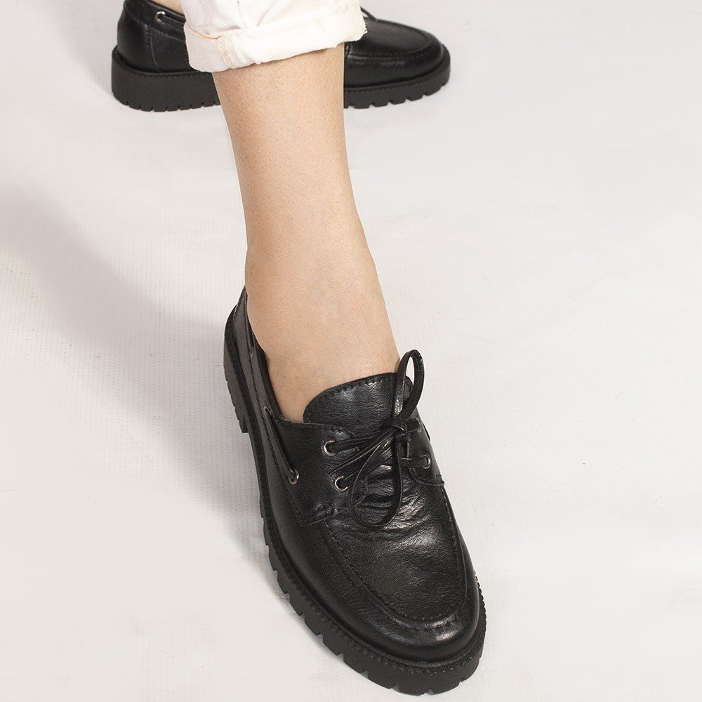 Mocassim Zatta Tratorado Edite Preto Preto 4