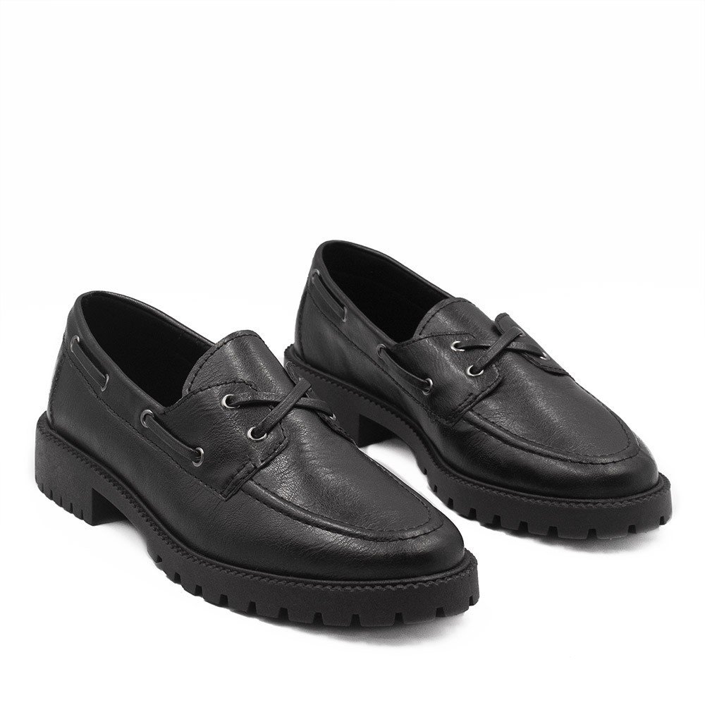 Mocassim Zatta Tratorado Edite Preto Preto 5