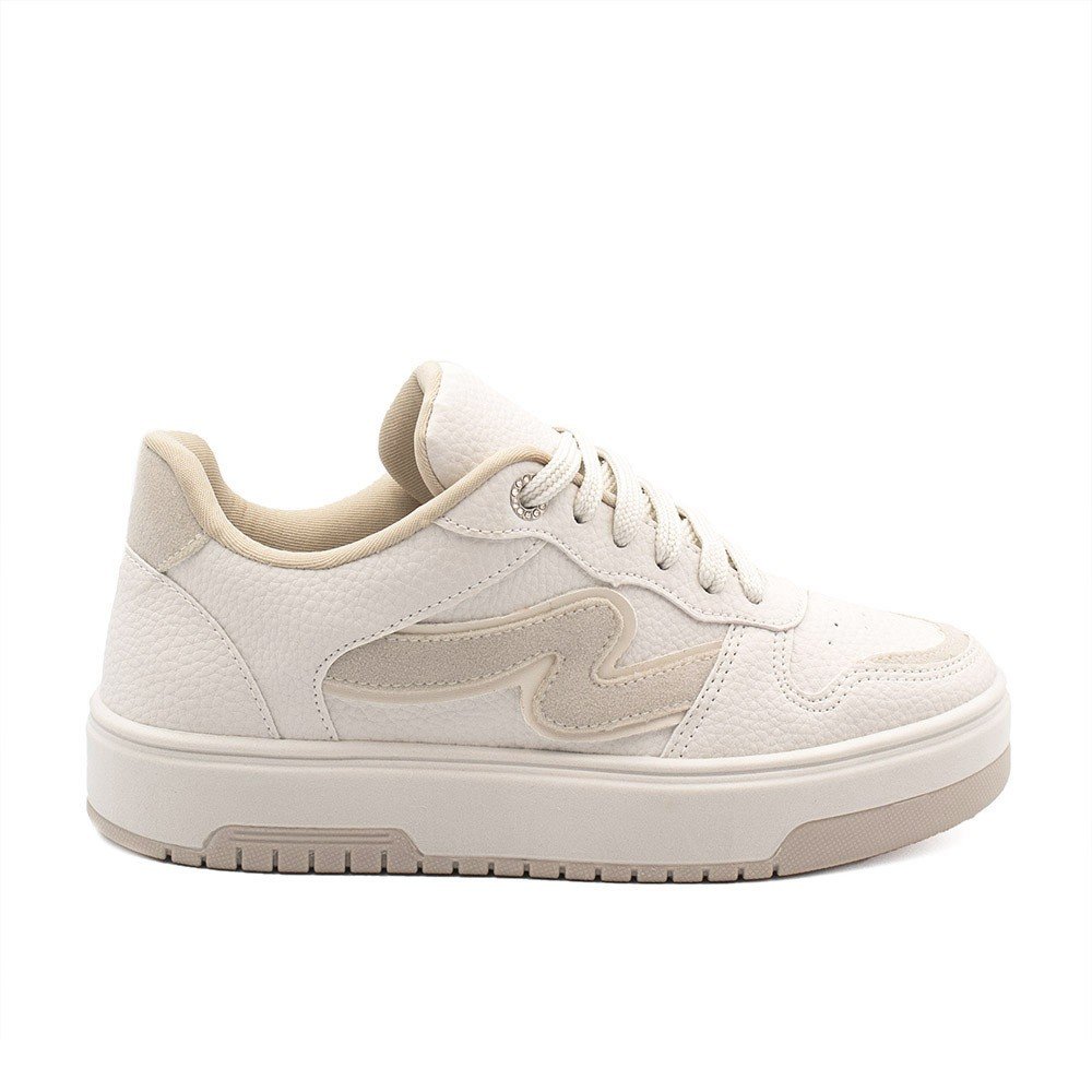 Tênis Zatta Sola Alta Casual Charlene Off White