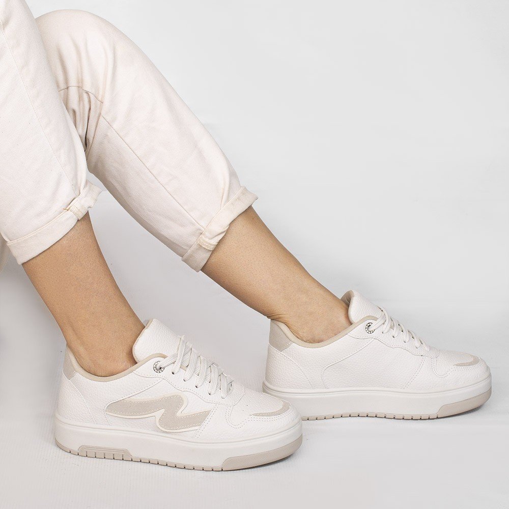 Tênis Zatta Sola Alta Casual Charlene Off White Branco 2