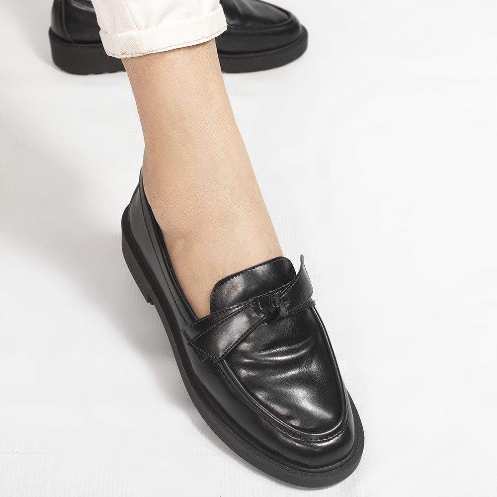 Mocassim Zatta Laço Yanka Preto Preto 4