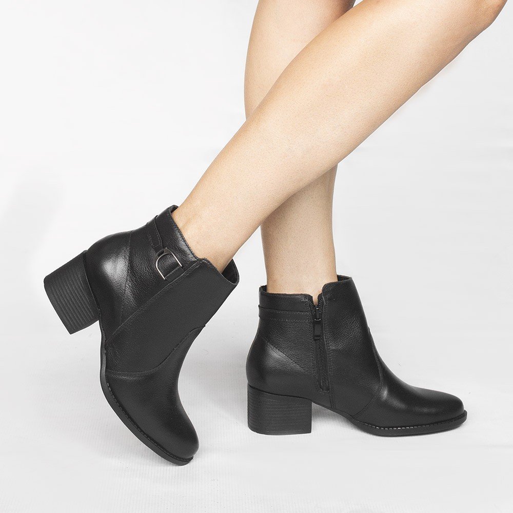 Bota Zatta Salto Bloco Thamy Preta Preto 2