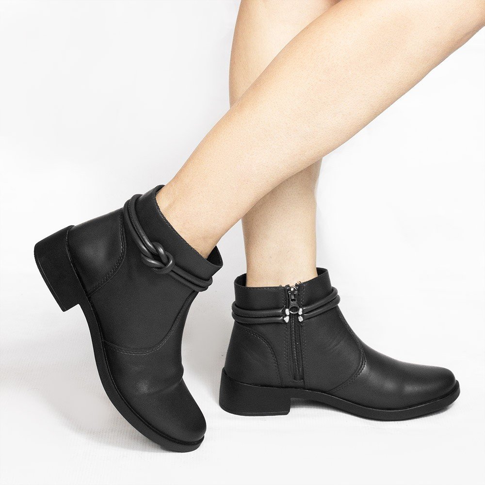 Bota  Zatta Montaria  Nó Janaina Preta Preto 4