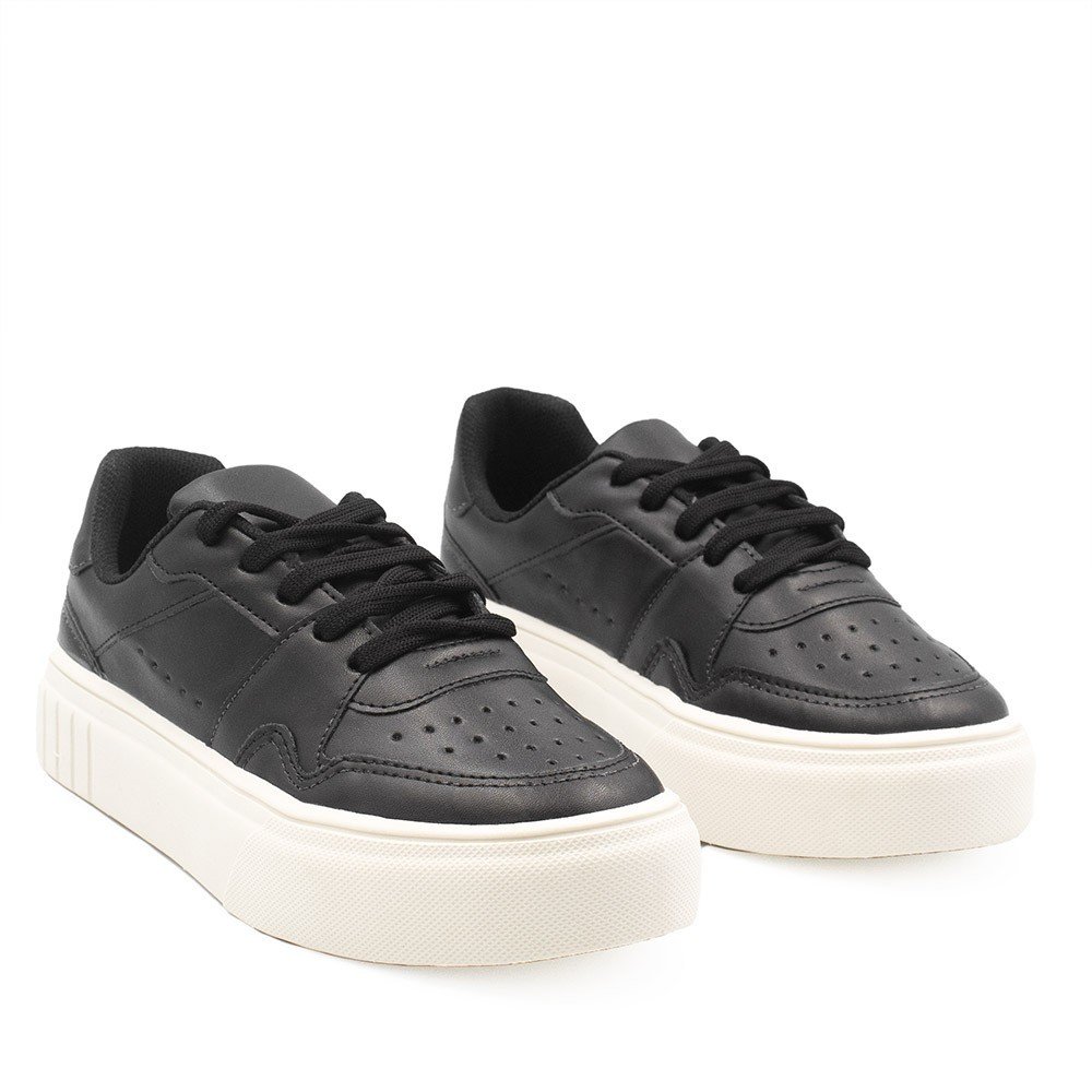Tênis Casual Zatta Flatform  Kimberly Preto Preto 3