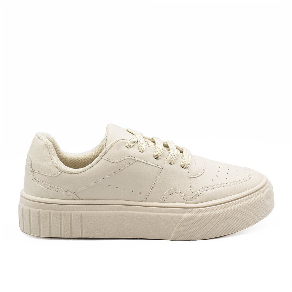 Tênis Casual Zatta Flatform  Kimberly Creme Branco 7