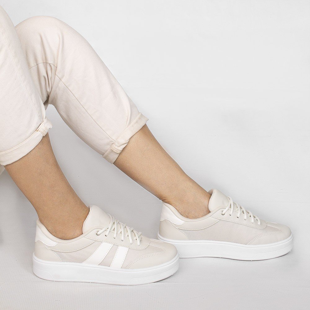 Tênis Zatta Casual Cadarço Charlote Branco Branco 2