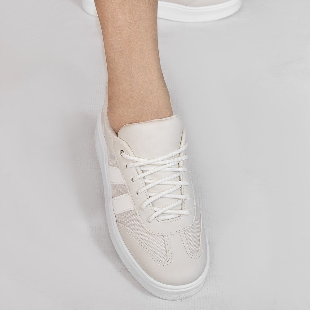 Tênis Zatta Casual Cadarço Charlote Branco Branco 4