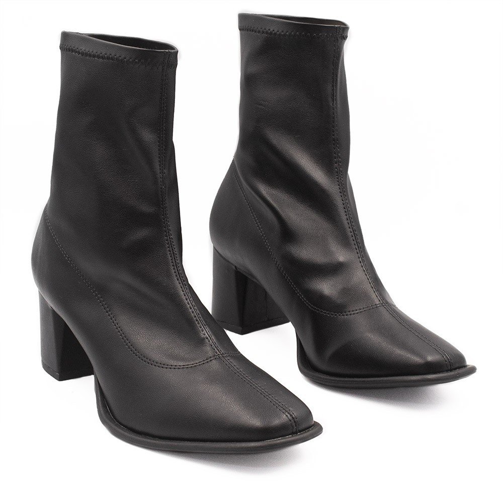Bota Zatta Strech salto Bloco Luna Preta Preto 3