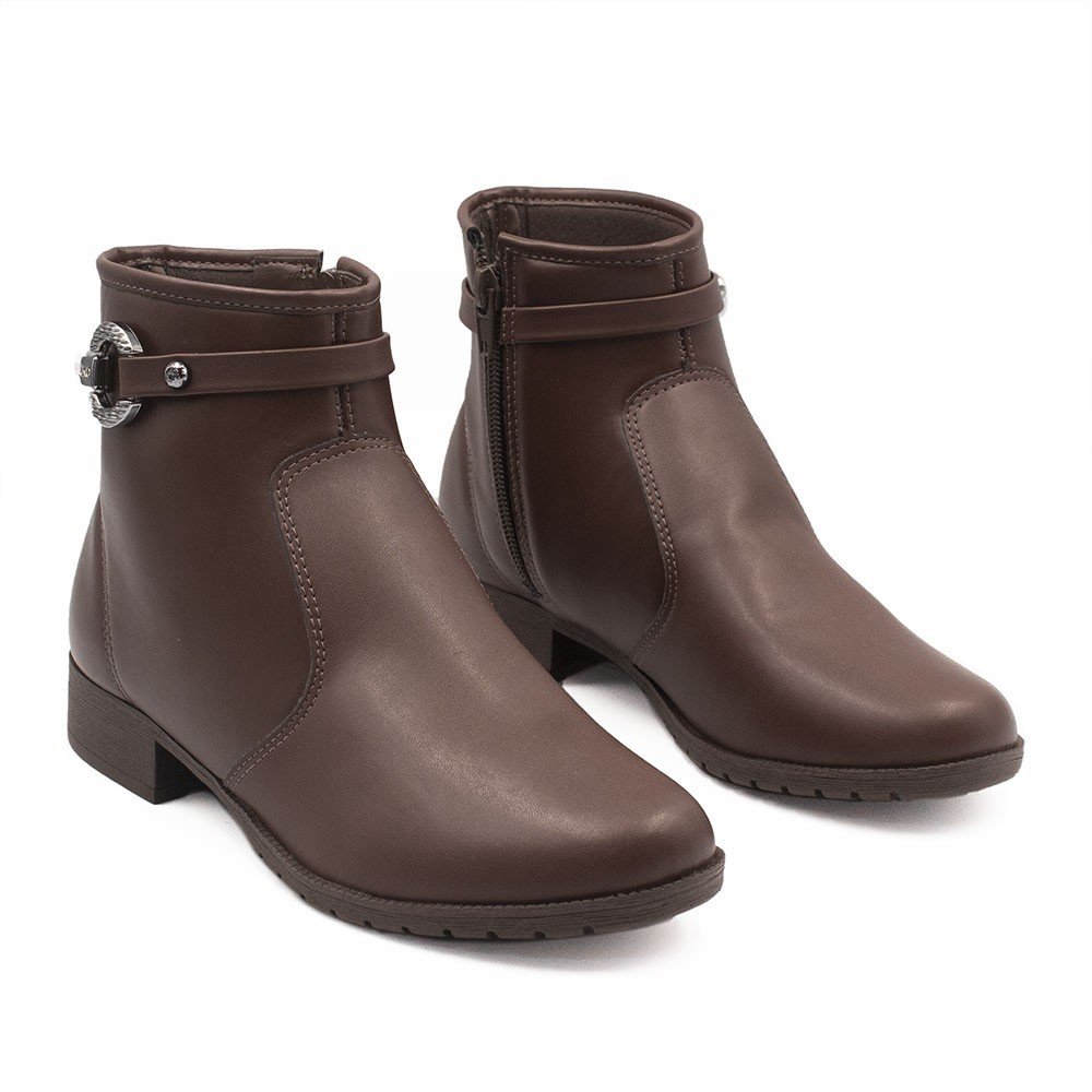 Bota Zatta Montaria Fivela Lateral Mia Marrom Marrom 3