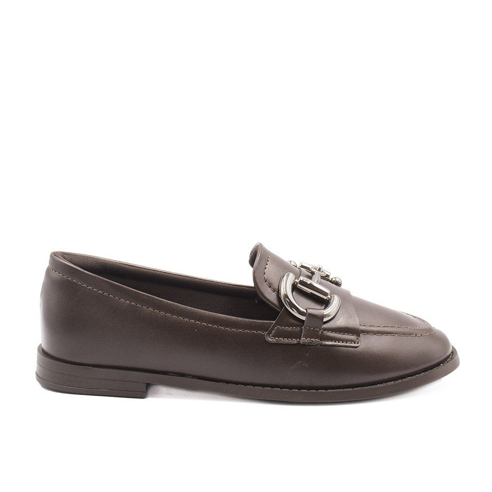 Mocassim Zatta Fivela Morgana Marrom