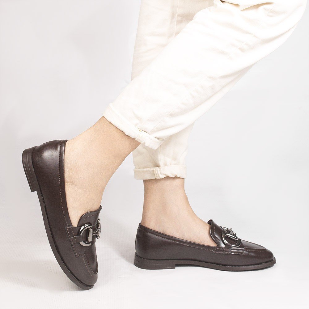 Mocassim Zatta Fivela Morgana Marrom Marrom 2