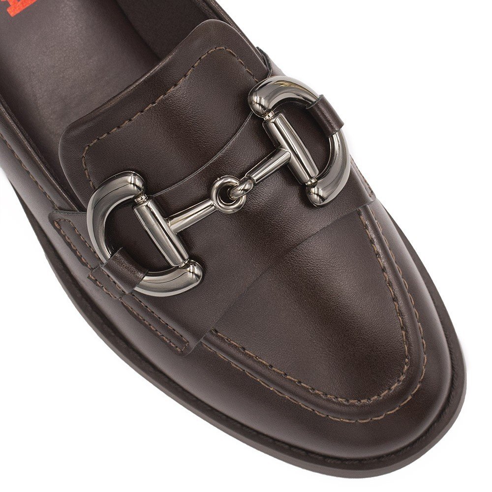 Mocassim Zatta Fivela Morgana Marrom Marrom 3