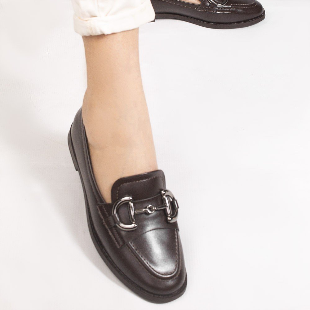 Mocassim Zatta Fivela Morgana Marrom Marrom 4