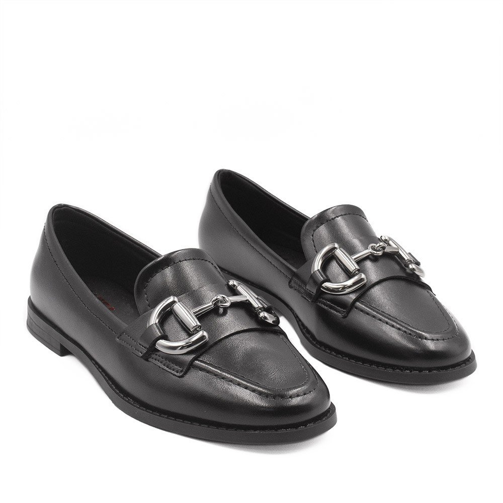 Mocassim Zatta Fivela Morgana Preto Preto 5