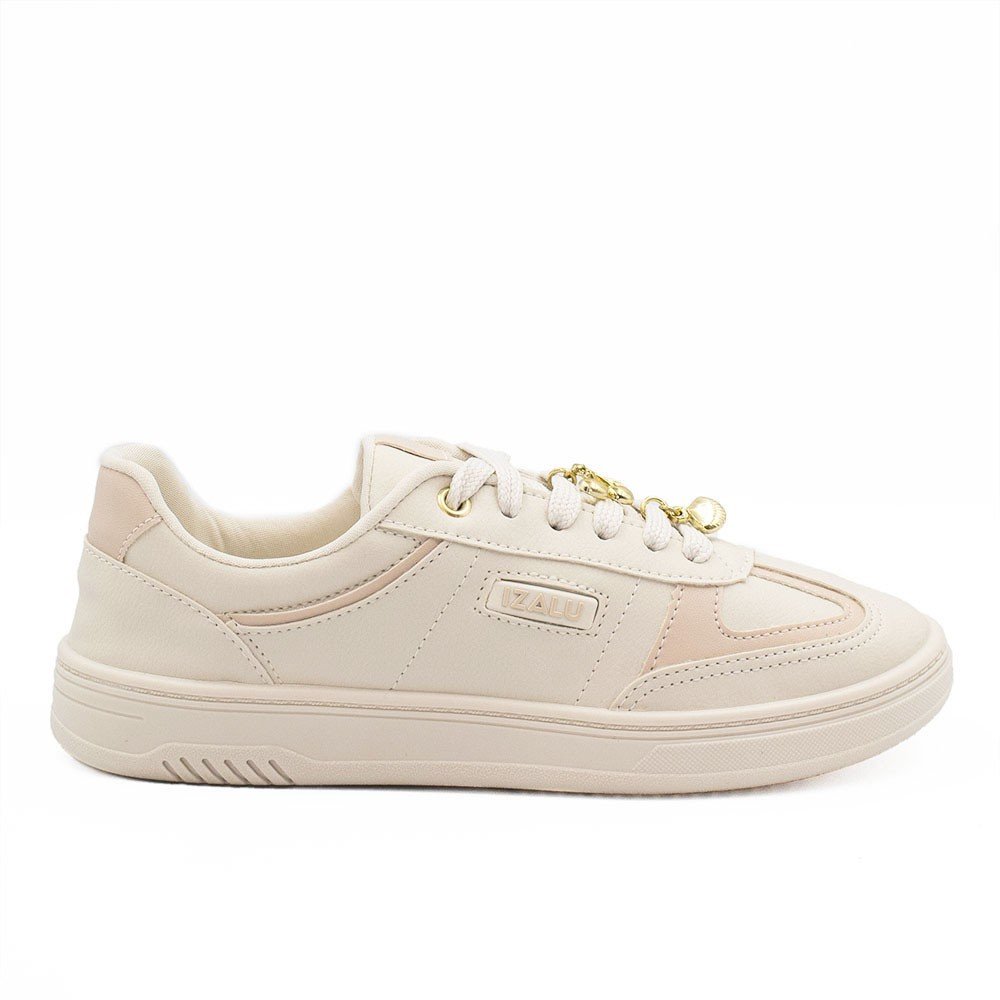Tênis Zatta Casual Pingente Antonela Off White
