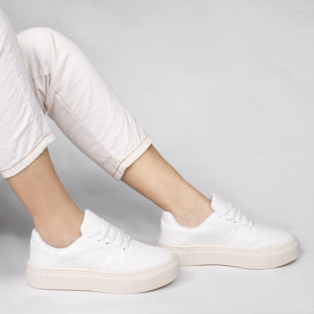 Tênis Casual Zatta Flatform  Kimberly Off White Off White 2