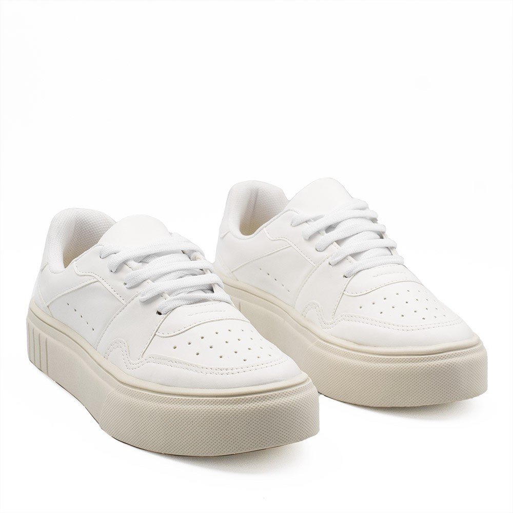 Tênis Casual Zatta Flatform  Kimberly Off White Off White 3