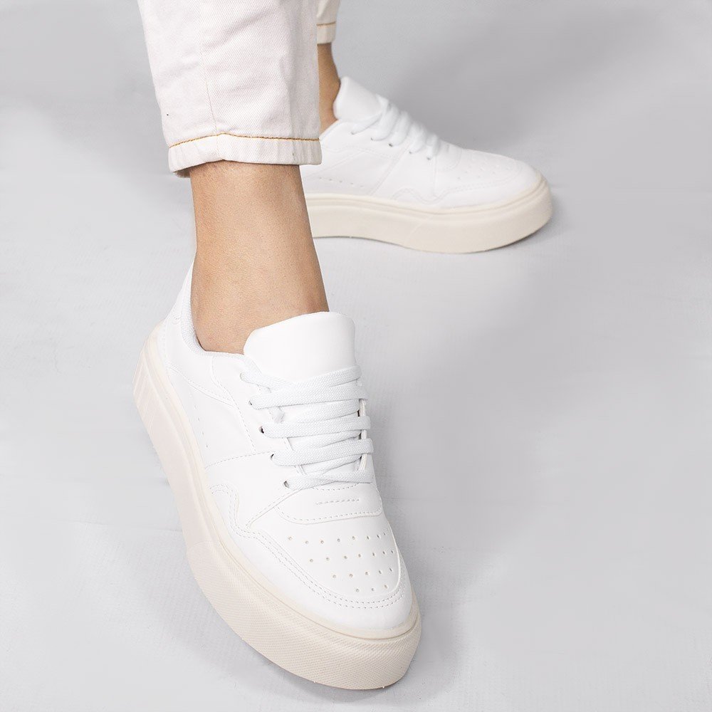 Tênis Casual Zatta Flatform  Kimberly Off White Off White 4