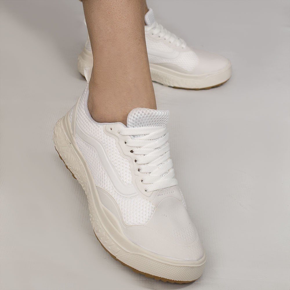 Tênis Zatta Knite Cadarço Arminda Off White Branco 4