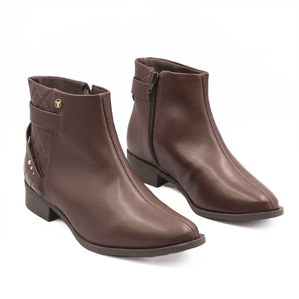 Bota Zatta Montaria Matelassê Marilda Marrom Marrom 4