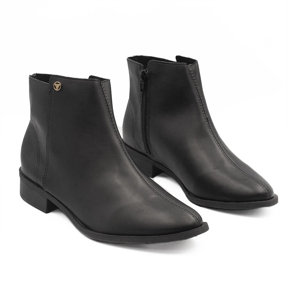 Bota Zatta Montaria Lizard Cano Curto Marilia Preto Preto 3