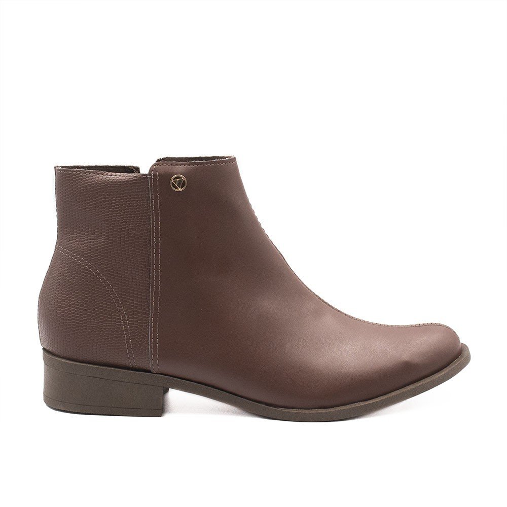 Bota Zatta Montaria Lizard Cano Curto Marilia Marrom Marrom 1