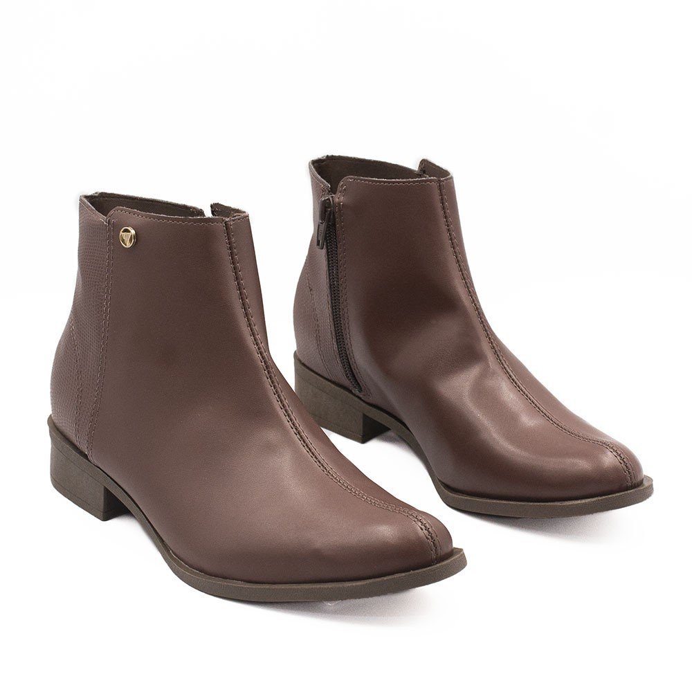 Bota Zatta Montaria Lizard Cano Curto Marilia Marrom Marrom 3