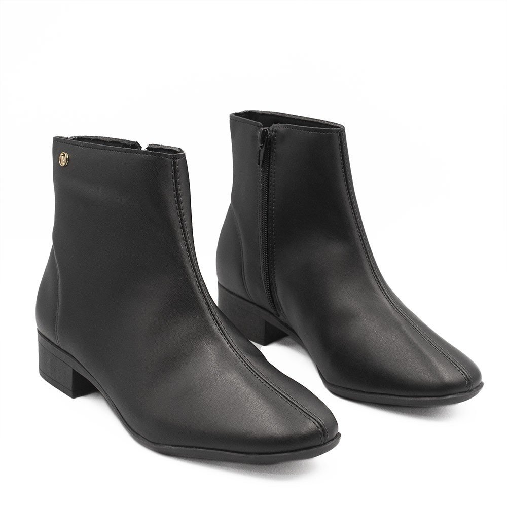 Bota Zatta Cano Curto Valeska Preta Preto 3