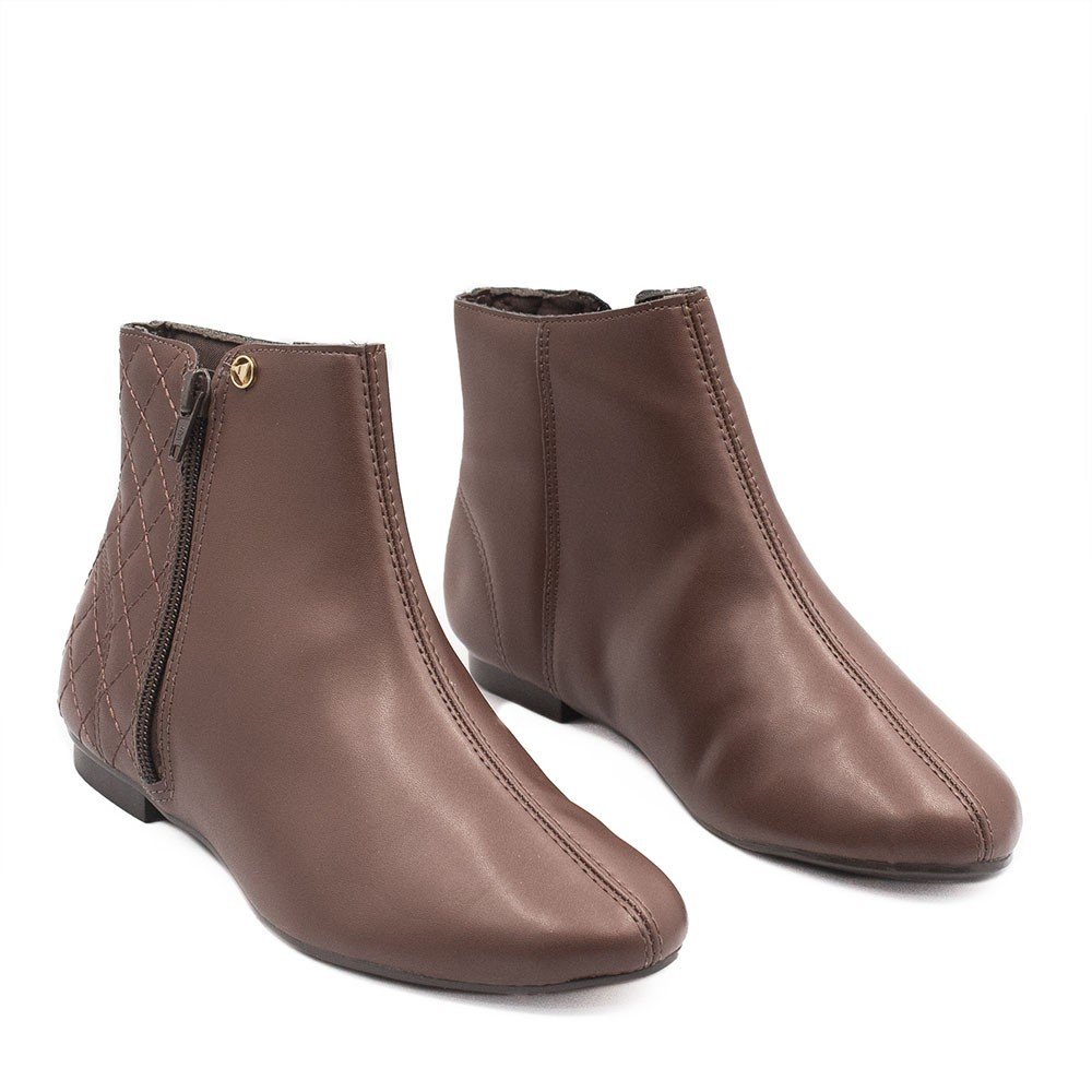 Bota Zatta Flat Matelassê Maitê Marrom Marrom 3