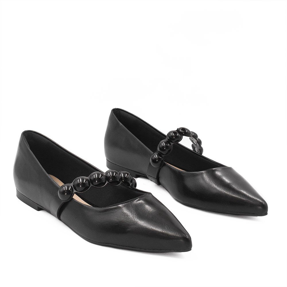 Sapatilha Zatta Esfera Bico Fino Joaquina Preta Preto 3