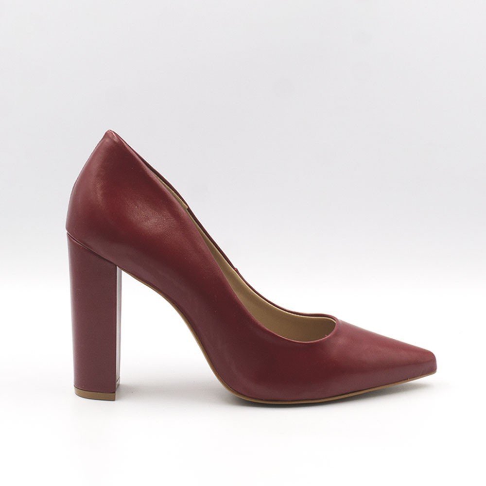 Scarpin Zatta Salto Grosso Jaine Marsala