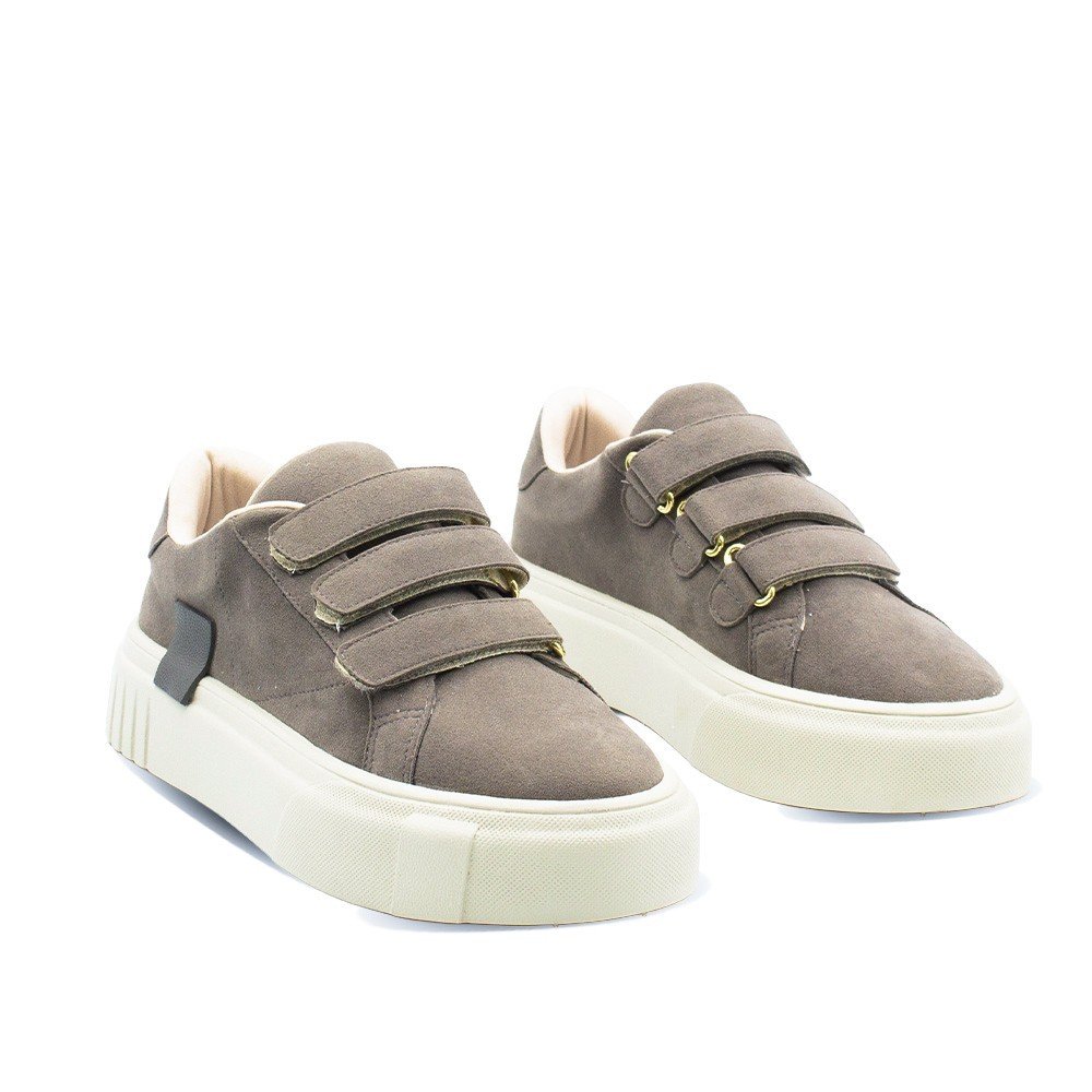 Tênis Zatta Feminino Flatform Mary Cinza Cinza 3