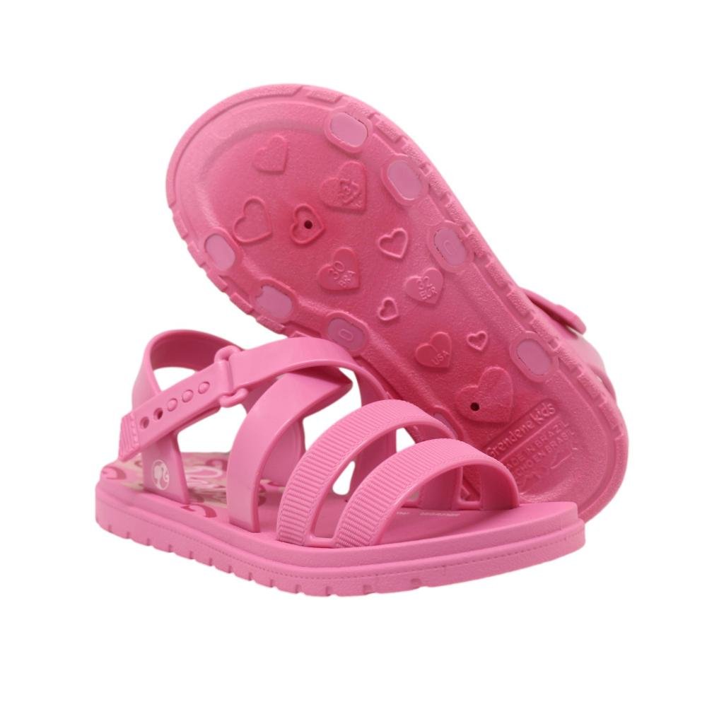 SANDÁLIA INFANTIL FEMININA GRENDENE BARBIE SWEET Rosa 6