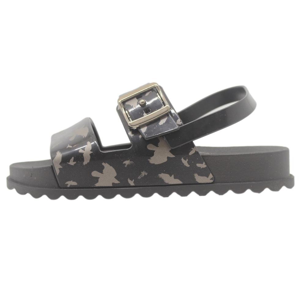 SANDÁLIA INFANTIL FEMININA GRENDENE WANDINHA DARK Preto 2