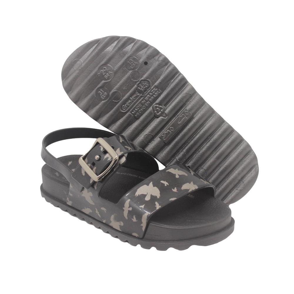 SANDÁLIA INFANTIL FEMININA GRENDENE WANDINHA DARK Preto 6