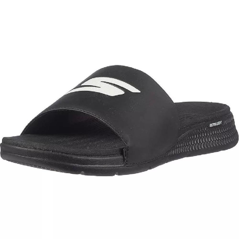 CHINELO SKECHERS SLIDE GO CONSISTENT MASCULINO 229030 Preto 2