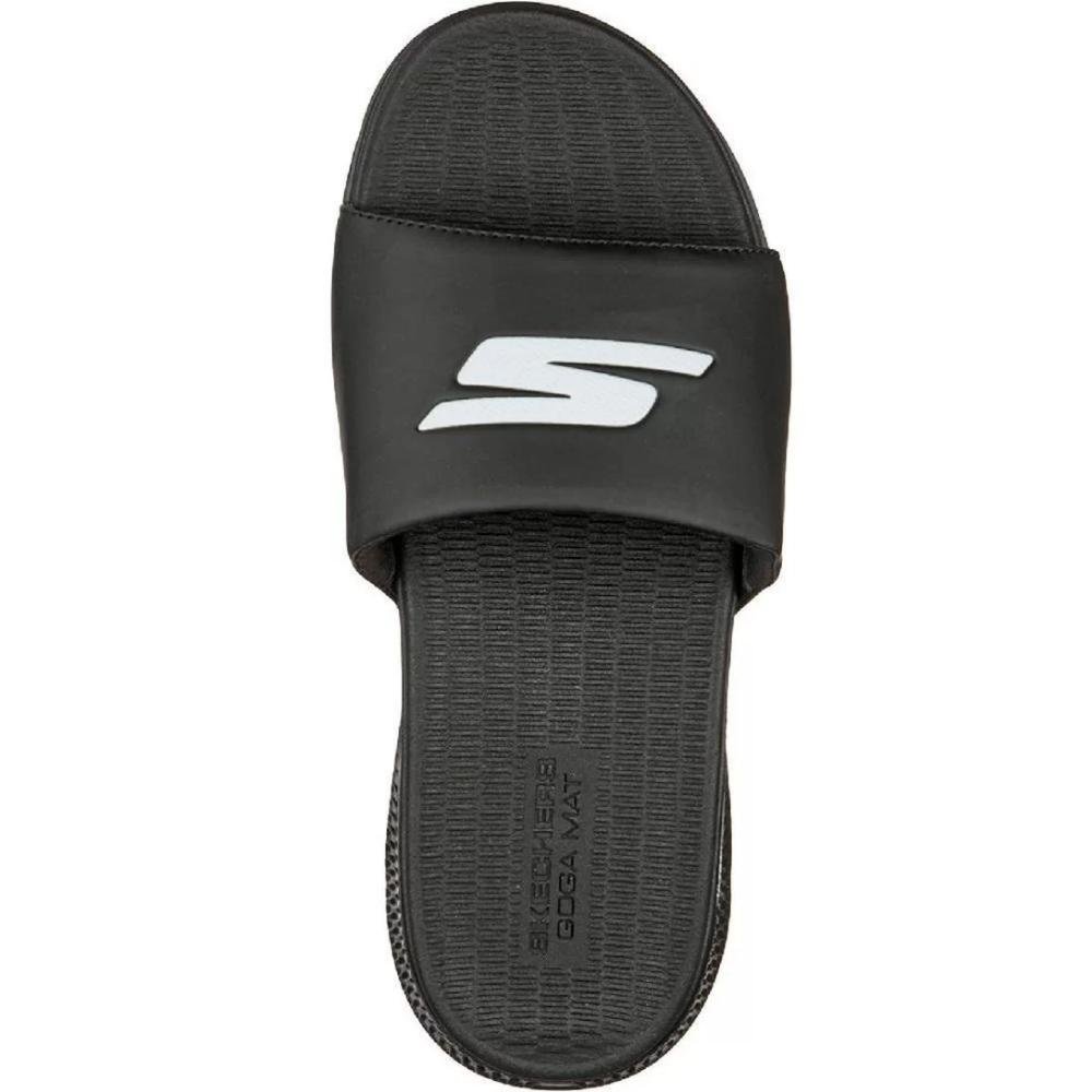 CHINELO SKECHERS SLIDE GO CONSISTENT MASCULINO 229030 Preto 3