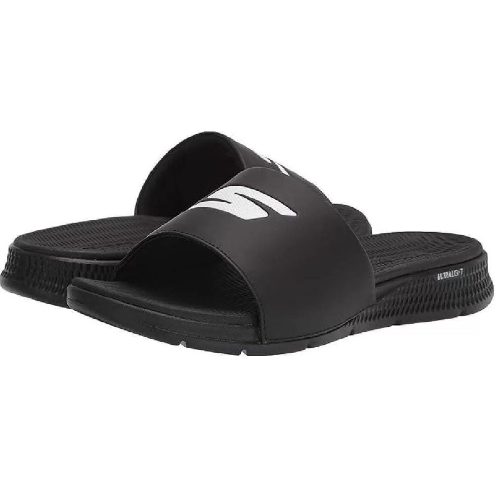 CHINELO SKECHERS SLIDE GO CONSISTENT MASCULINO 229030 Preto 5